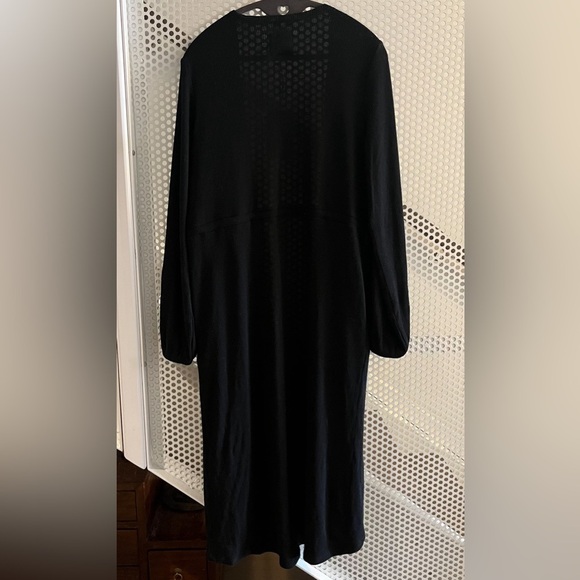 Chaser (sold on Revolve) Love Rib Long Cardigan Size Medium in Black NWT - Picture 10 of 11